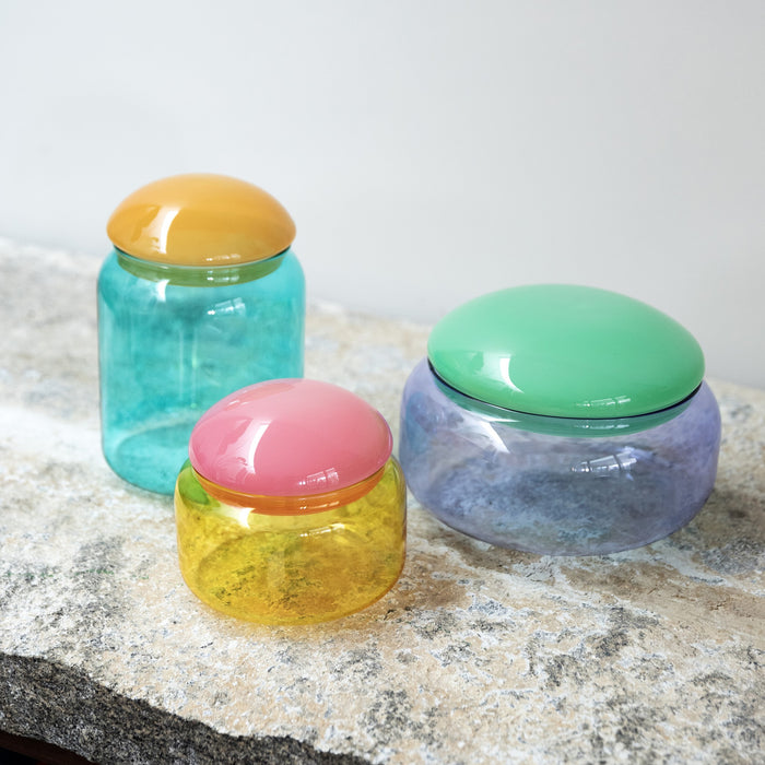 &k amsterdam Puffy Potje - Lila