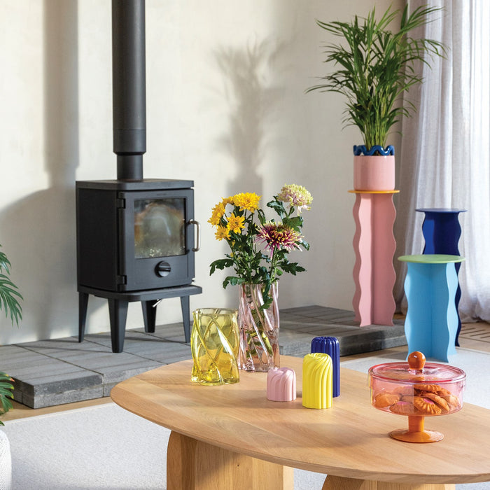 &k amsterdam Marshmallow Vaas - Roze