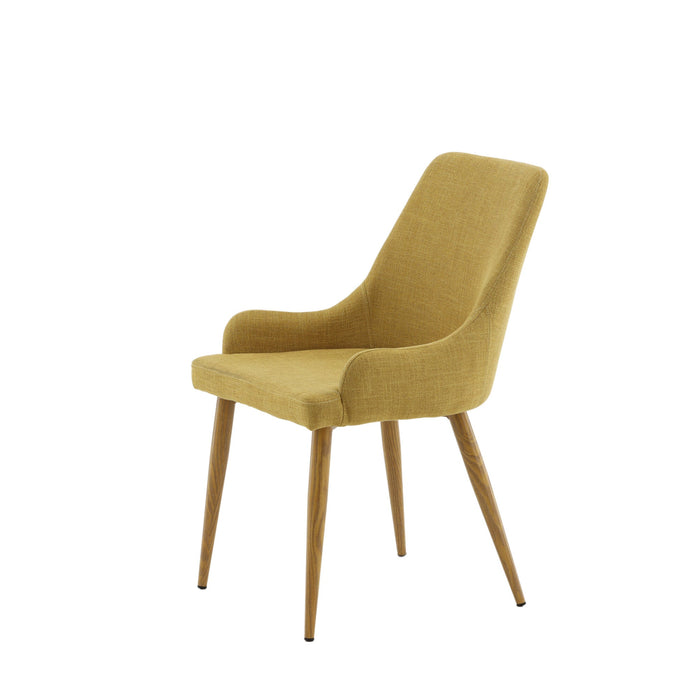 Namu Eetkamerstoel - Set van 2 - Okergeel