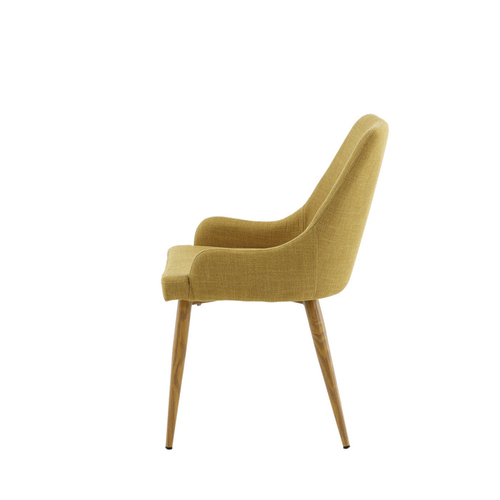 Namu Eetkamerstoel - Set van 2 - Okergeel