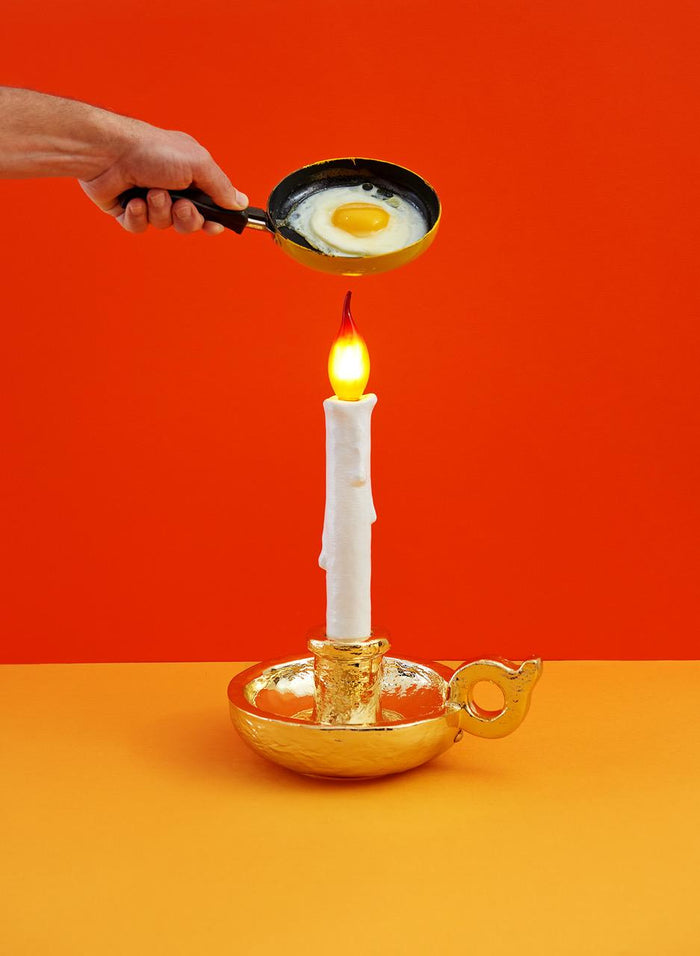 Bugia tafellamp oplaadbaar blauw