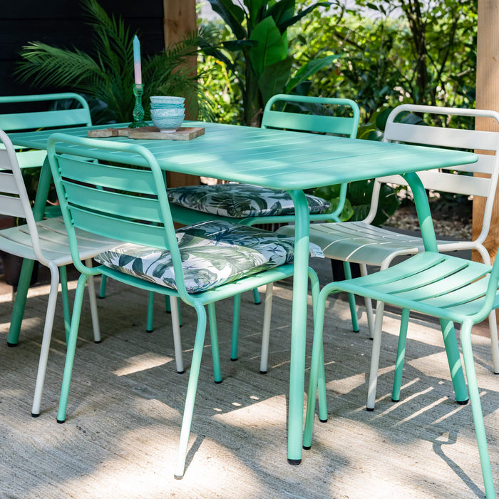 Metalen tuinset Max ivoor 150 cm