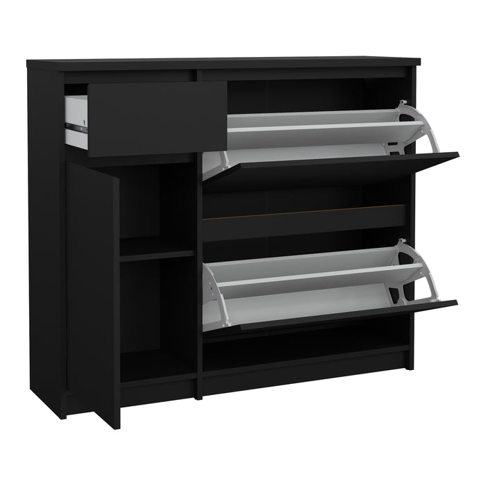 by fonQ basic Flip Schoenenkast - Zwart