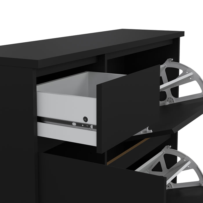 by fonQ basic Flip Schoenenkast - Zwart