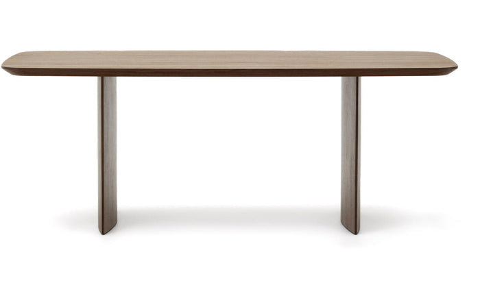 Kave Home - Litto tafel van walnootfineer 200 x 100 cm