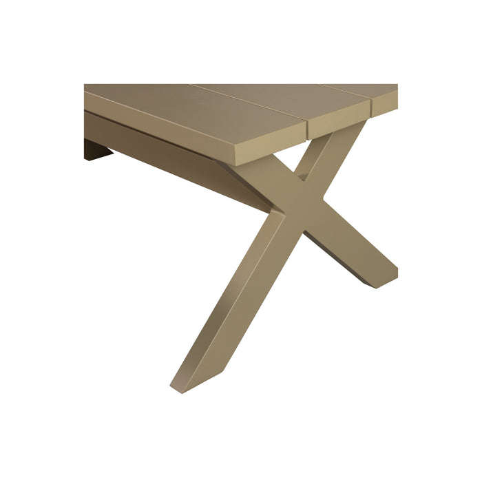 Woood Delta Picknicktafel Aluminium - Groen / Zand