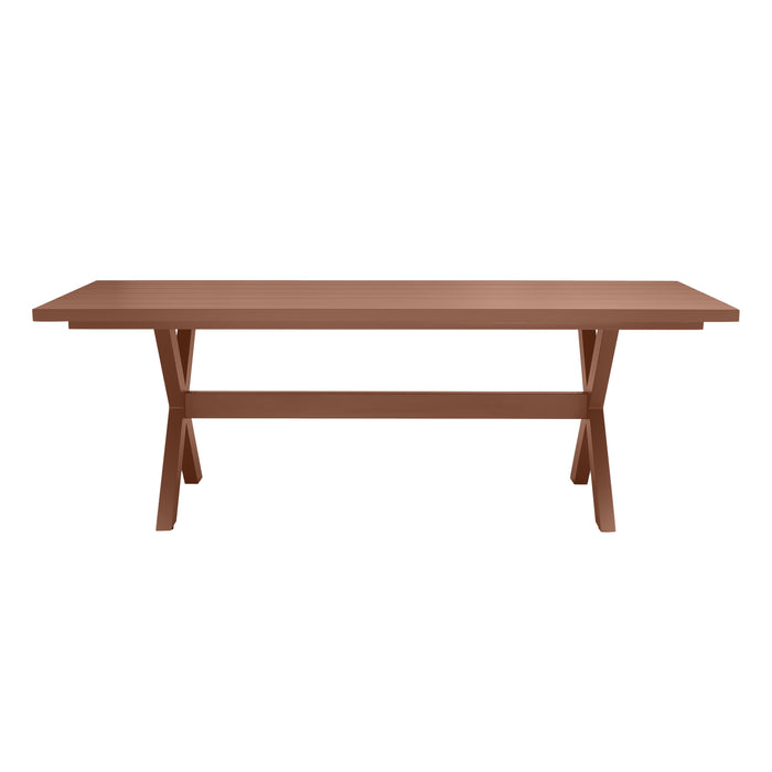 Woood Delta Picknicktafel - Aluminium - Terra