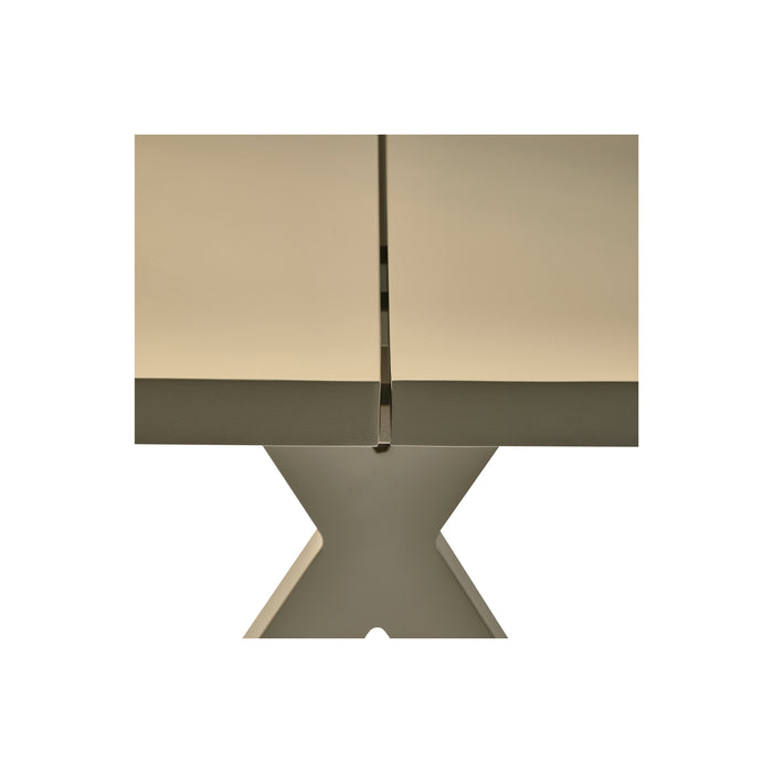 WOOOD Delta Picknickbank Aluminium - Groen / Zand