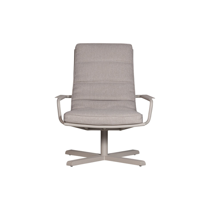 WOOOD Fauteuil Coosa - Aluminium - Zand - 92x83x93