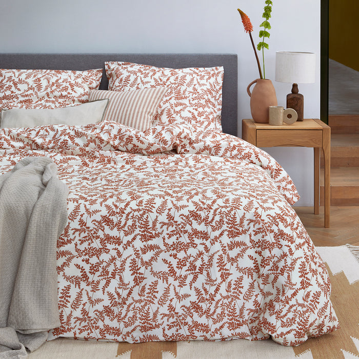 Cinderella Lotta - Dekbedovertrek - Katoen - 240x200|220 cm - Terra