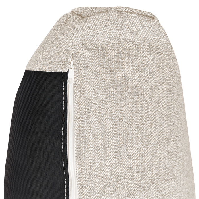 Beliani - NIVALA - Driezitsbank - Lichtbeige - Polyester