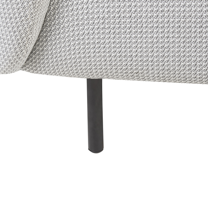 Beliani - LOEN - Tweezitsbank - Wit|Zwart - Polyester