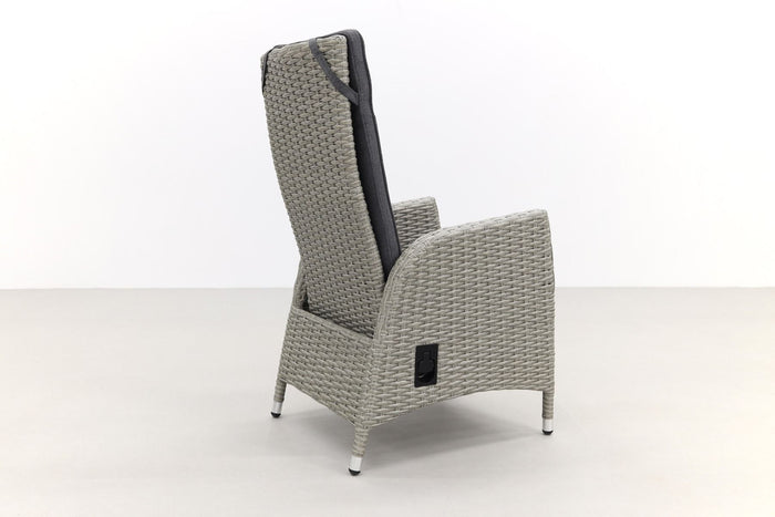 VDG Manhattan|Rome grey 100 cm. - tuinset 5-delig - verstelbaar