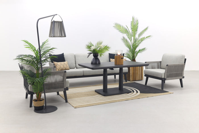 VDG Durban|Medina verstelbare stoel-bank loungeset - 4-delig