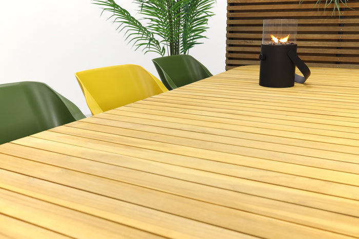 Hartman Sophie Studio Green&Yellow|Bella 220x95 cm. - 7-delige tuinset