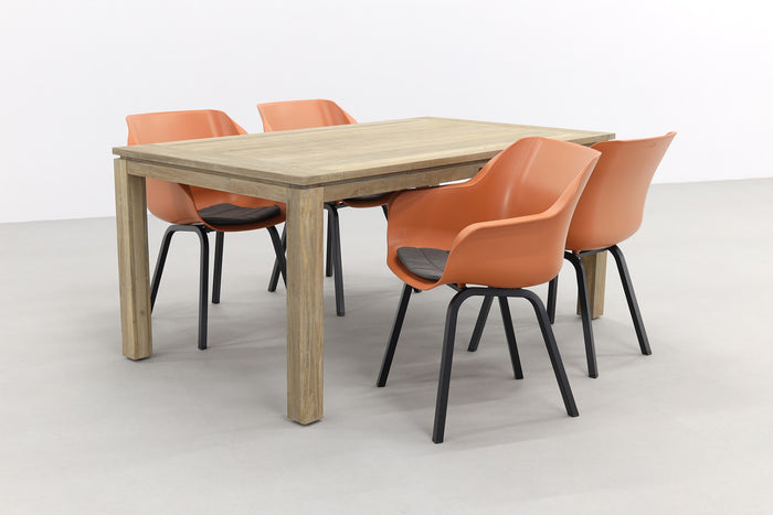 Hartman Sophie Element Terra|Rome grey 170 cm. tuinset - 5-delig