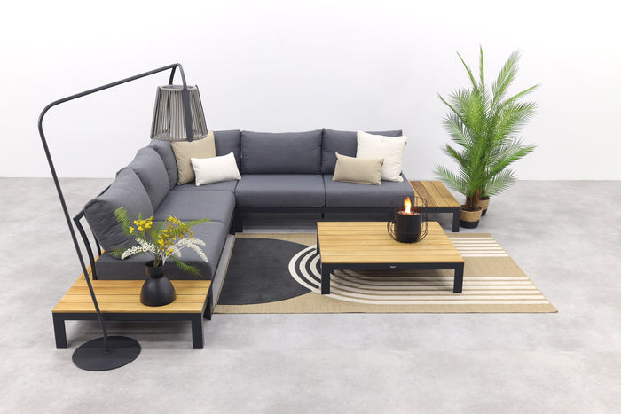 VDG Avalounge loungeset - Aluminium|teakhout - 5 persoons