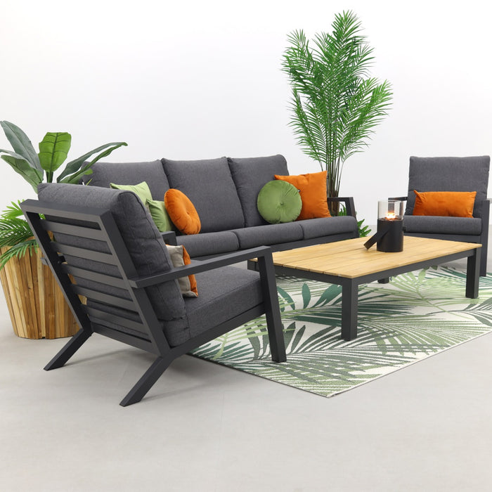 VDG Atlanta mindo stoel-bank loungeset - 4-delig