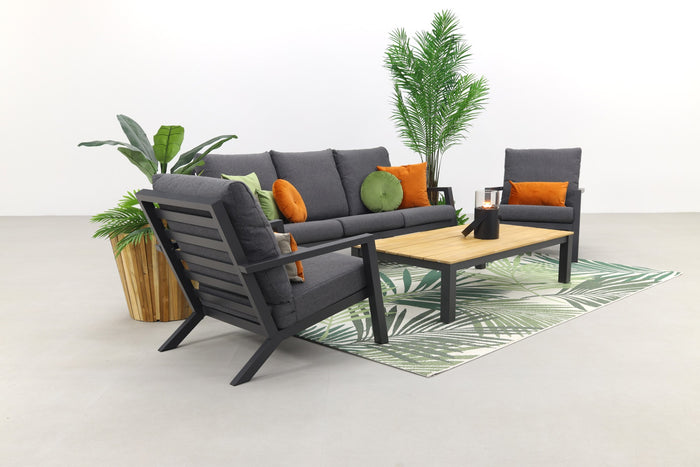 VDG Atlanta mindo stoel-bank loungeset - 4-delig