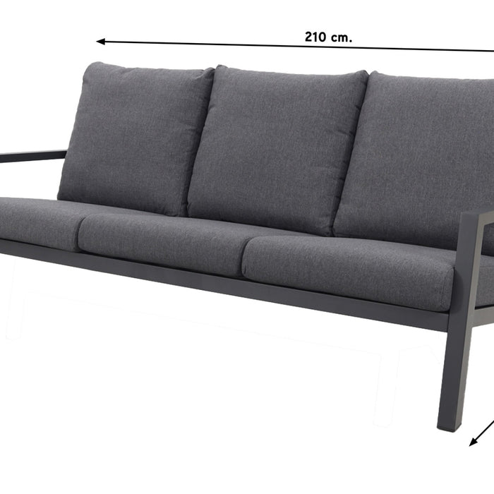 VDG Atlanta mindo stoel-bank loungeset - 4-delig