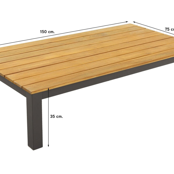 VDG Atlanta mindo stoel-bank loungeset - 4-delig