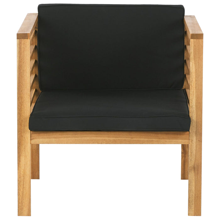 Beliani - PACIFIC - Loungeset voor 4 - Lichte houtkleur - Acaciahout