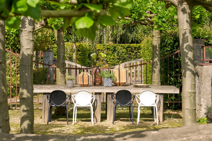 Mica Decorations Nebraska Tuinstoel - Polypropyleen - zwart