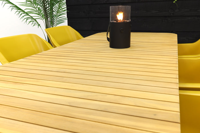 Hartman Sophie Studio Curry Yellow|Bella 220x95 cm. - 7-delige tuinset