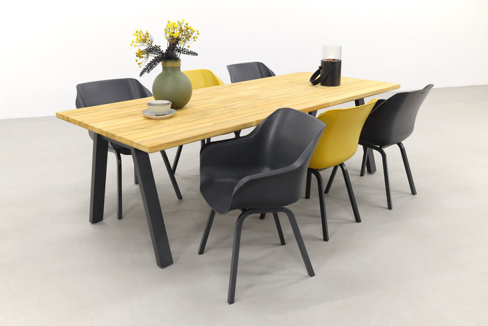 Hartman Sophie element Xerix-Yellow|Ambassador 240x100 cm. tuinset