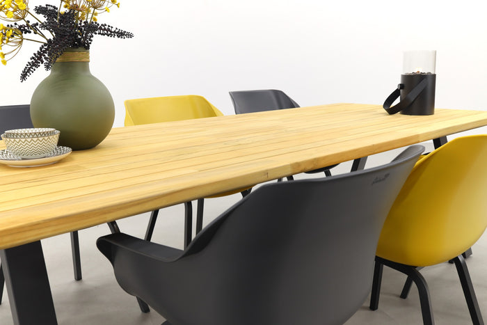 Hartman Sophie element Xerix-Yellow|Ambassador 240x100 cm. tuinset