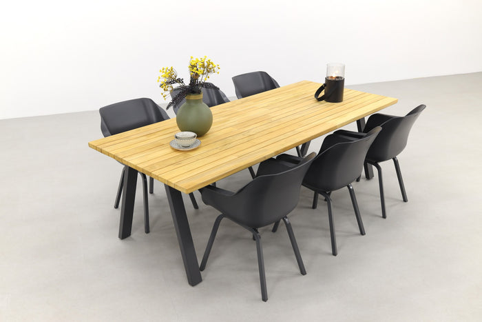 Hartman Sophie element xerix|Ambassador 240x100 cm. tuinset - 7 delig