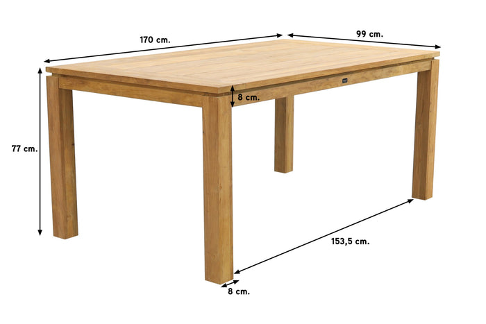 Hartman Sophie Element Terra|Rome brown 170 cm. tuinset - 5-delig