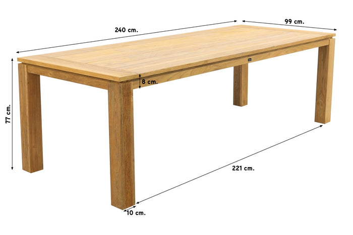 Hartman Sophie Element Yellow|Rome brown 240 cm. tuinset - 7-delig
