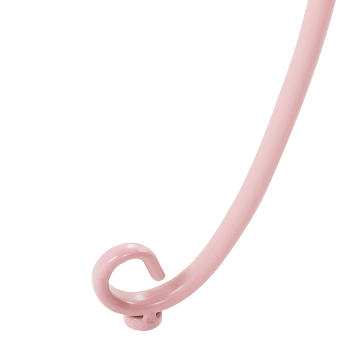 Beliani - CAVINIA - Tuintafel - Roze - 40 x 40 cm - Metaal