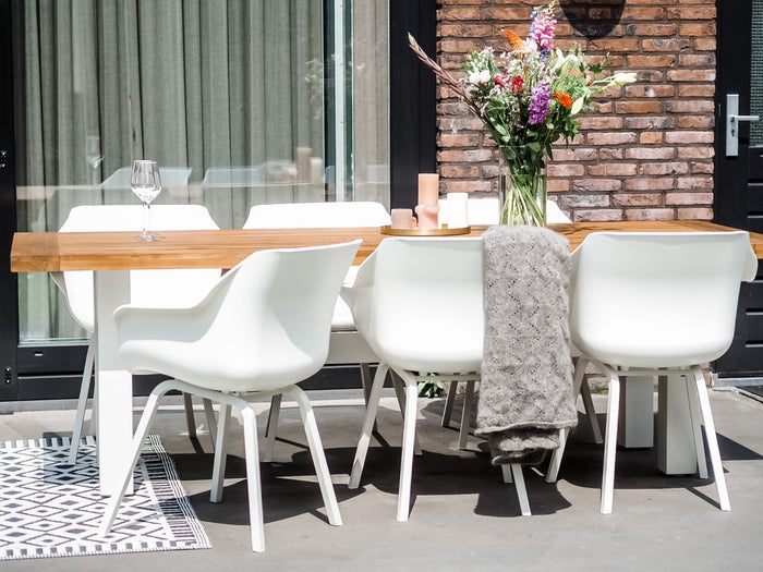 Hartman tuinset met Heron tuintafel en Sophie element stoelen