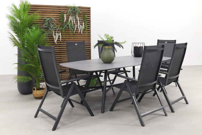 Hartman Napoli|Benevento 240x110 cm. - Deens ovale tuinset