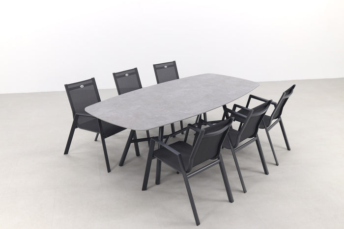 Hartman Napoli|Benevento 240x110 cm. - stapelbare tuinset