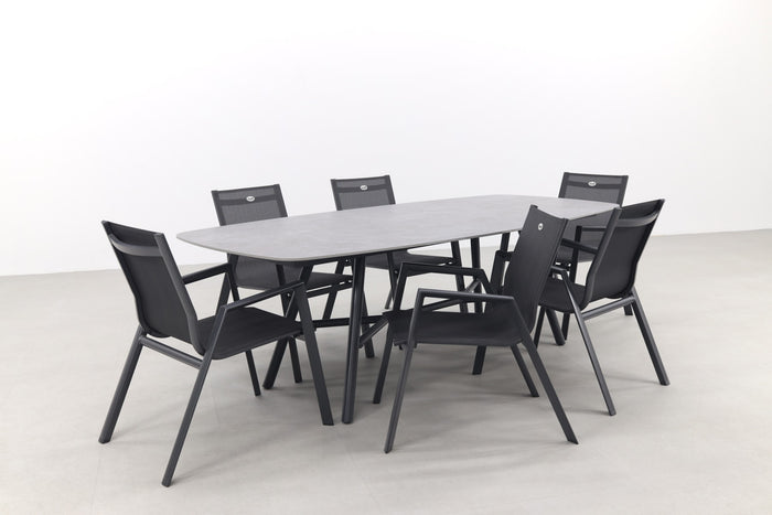 Hartman Napoli|Benevento 240x110 cm. - stapelbare tuinset