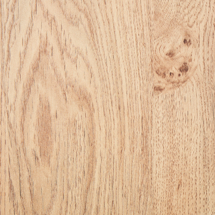 Beliani - BANGOR - Boekenkast - Lichthout|Zwart - MDF