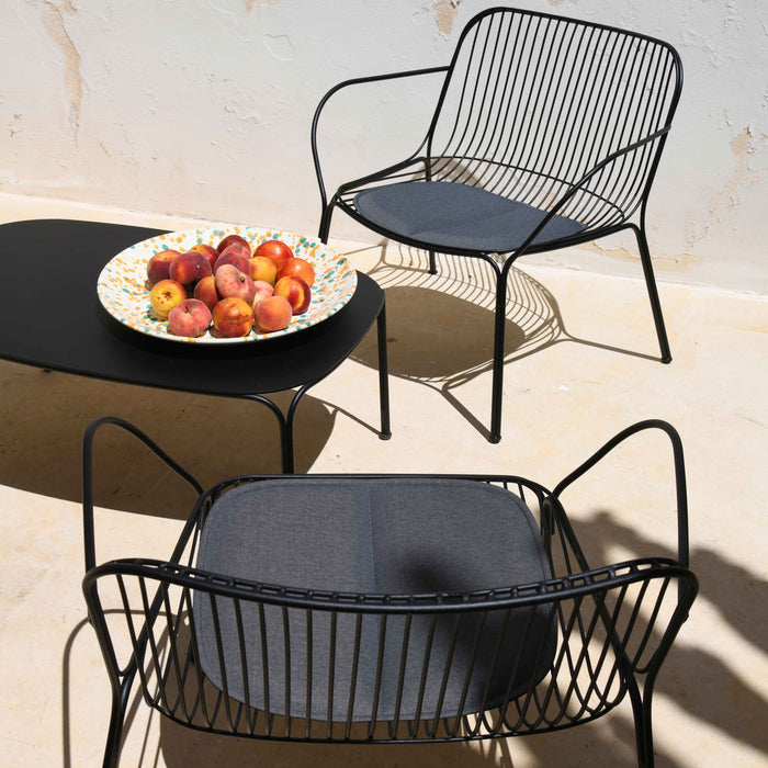 Kartell Hiray Zitkussen voor Armstoel/Fauteuil - Antraciet