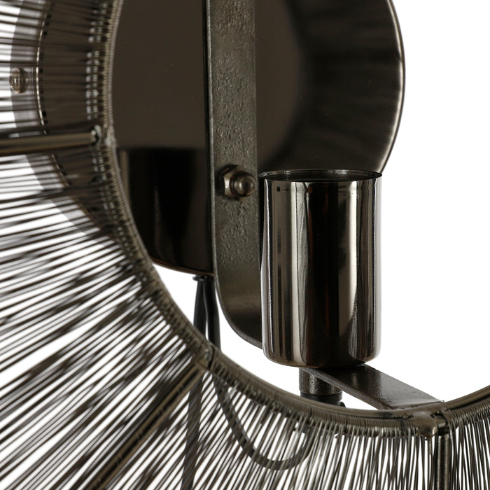 Mica Decorations Bodil Wandlamp Ø60 cm Zwart