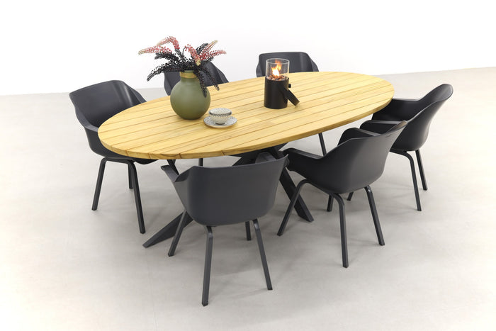 Hartman Sophie Element|Taste Prado Ellips 240x115 cm. tuinset