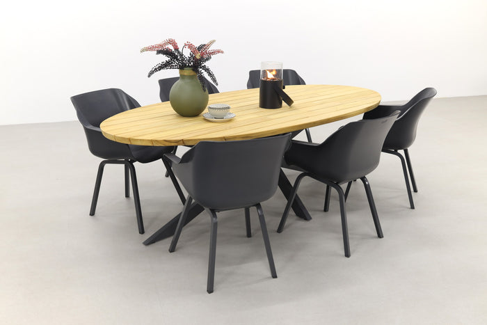 Hartman Sophie Element|Taste Prado Ellips 240x115 cm. tuinset
