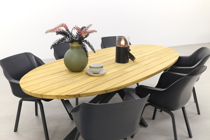 Hartman Sophie Element|Taste Prado Ellips 240x115 cm. tuinset