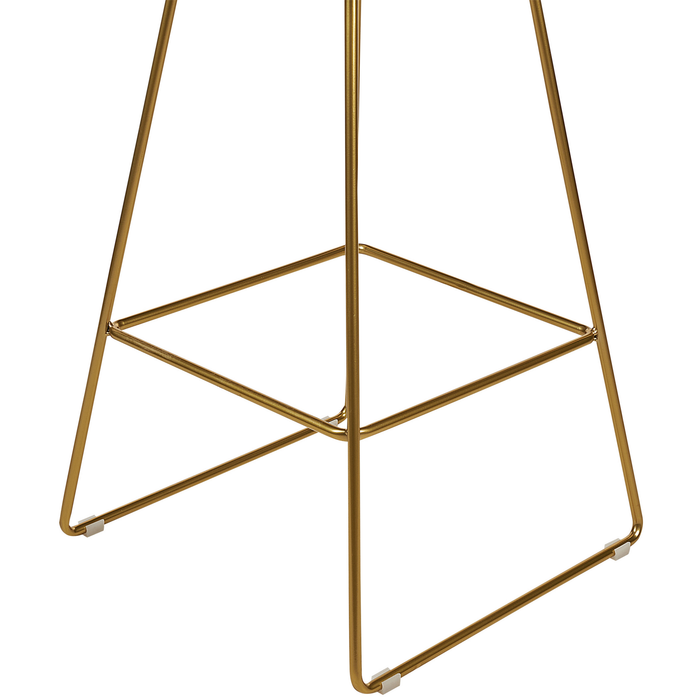 Beliani - BISBEE - Barkruk set van 2 - Goud - Metaal