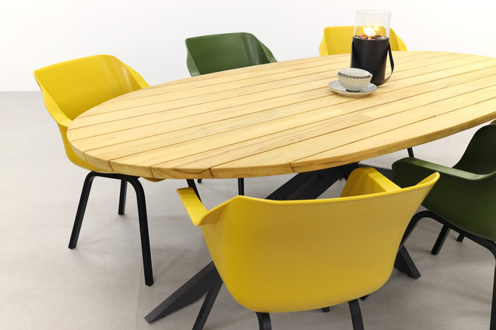 Hartman Sophie element yellow|green|Taste Prado 240x115 cm. tuinset