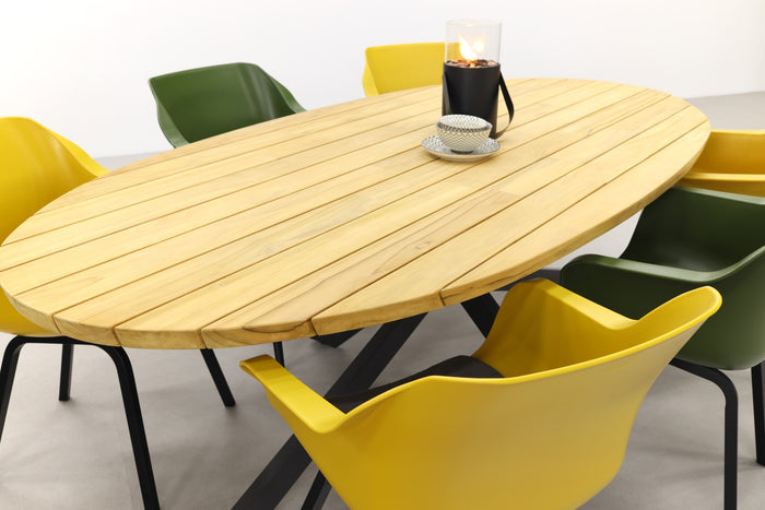 Hartman Sophie element yellow|green|Taste Prado 240x115 cm. tuinset