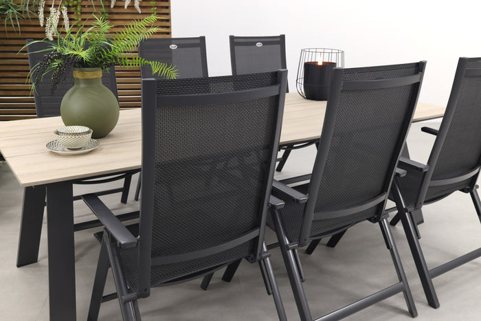 Hartman Napoli verstelbaar|Nevada 240x100 cm. tuinset