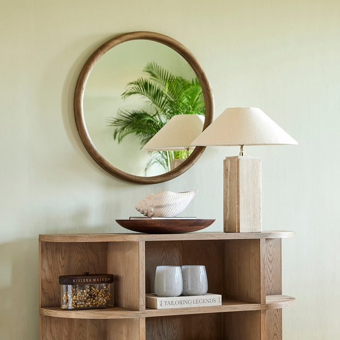 Riviera Maison Tafellamp Naturel - Novalie - Natuursteen