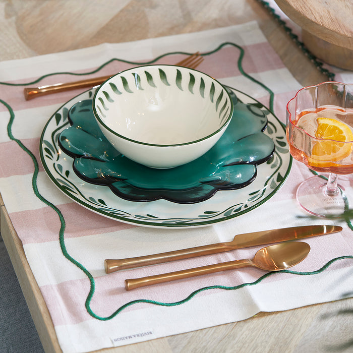 Riviera Maison Textielen Placemats Roze - Capri - Katoen (LxB) 45x35